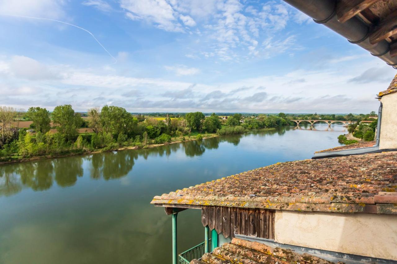Hotel Restaurant Cote Garonne Le Balcon Des Dames - Tonneins Fauillet Marmande - Vue Panoramique Bord De Garonne Chambres Climatisees المظهر الخارجي الصورة