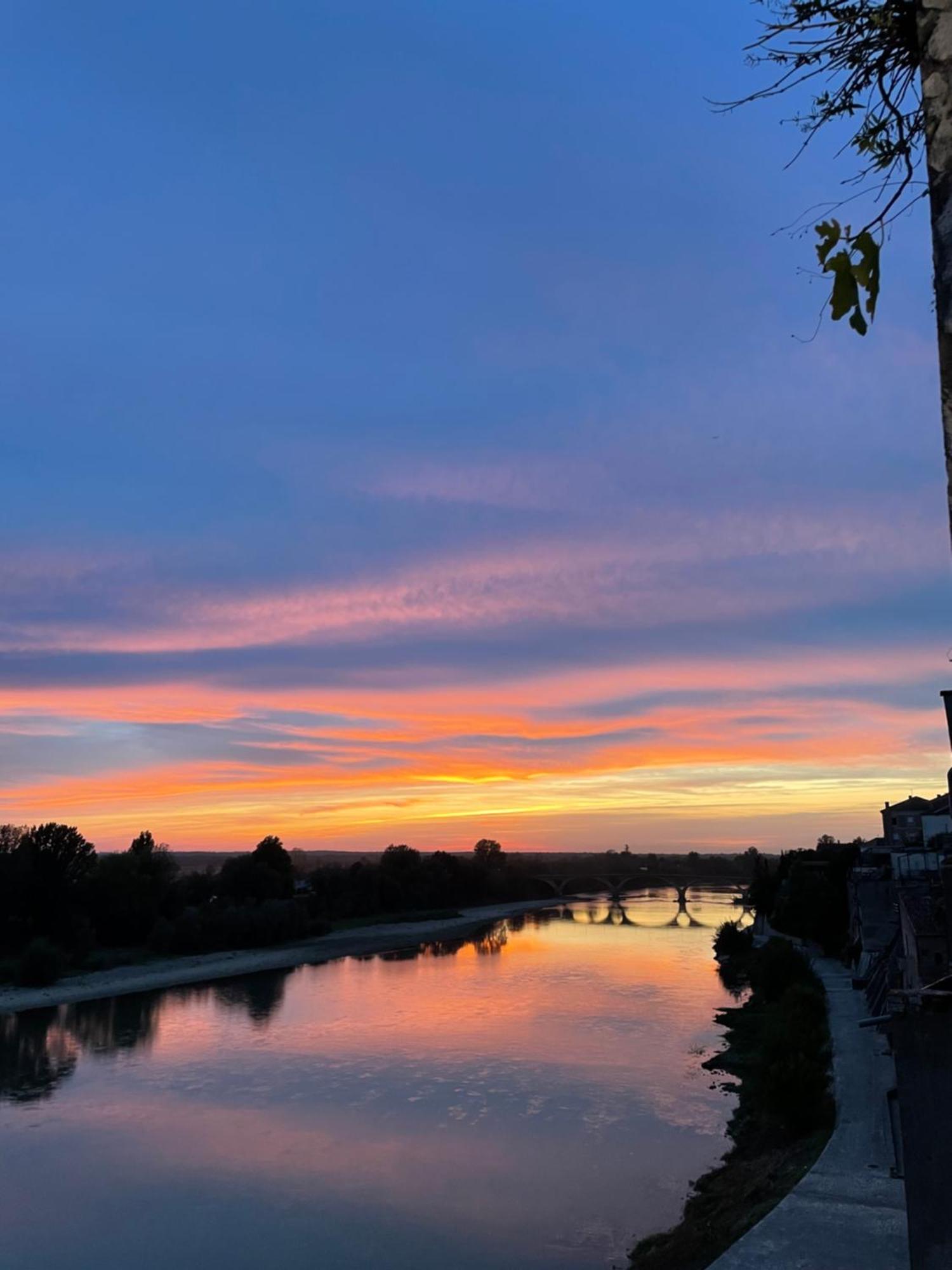 Hotel Restaurant Cote Garonne Le Balcon Des Dames - Tonneins Fauillet Marmande - Vue Panoramique Bord De Garonne Chambres Climatisees المظهر الخارجي الصورة